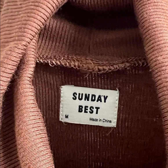 Sleeveless Mock Neck Top in Chocolate Brown - Picture 2 of 5